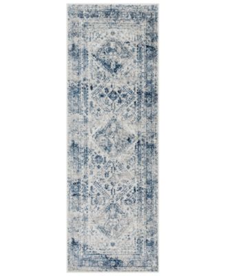 Abbie & Allie Rugs - MNC-2313 Sky Blue 2'7" x 7'3" Runner Area Rug