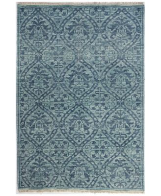 BB Rugs - Carah CRH-107 Teal 3'6" x 5'6" Area Rug