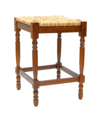 Carolina Classics - French Country 24" Turned Leg Seat Stool, Quick Ship