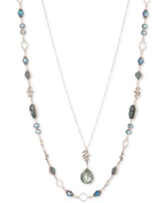 lonna & lilly - Gold-Tone Stone & Bead 28" Layered Necklace