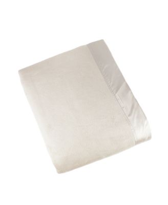 MELANGE HOME - Plaza Silk Blanket With 100% Silk Border
