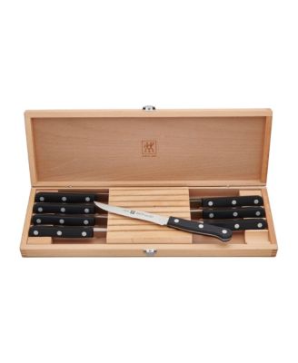 Zwilling - Gourmet 8-Piece Riveted Steak Knife Set