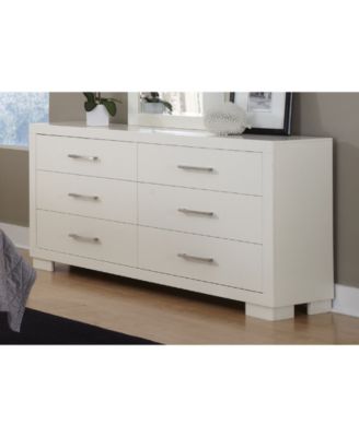 Macy's - Jessica 6-Drawer Dresser White