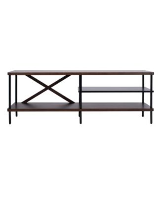 Furniture - Bruno Industrial Tv Stand In Walnut