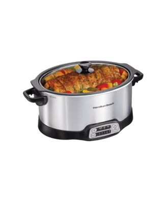 Hamilton Beach - 6-Qt. Stovetop Sear and Cook Slow Cooker