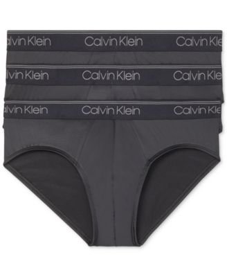 Calvin Klein - Men's 3-Pack Microfiber Stretch Low-Rise Briefs