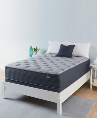 Serta - LUXE Brookton 13.5" Plush Mattress Set- California King
