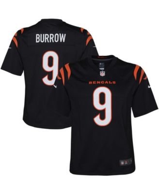 Nike - Youth Joe Burrow Black Cincinnati Bengals Game Jersey