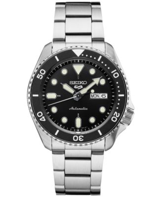 Seiko - Men's Automatic 5 Sports Stainless Steel Bracelet Watch 43mm