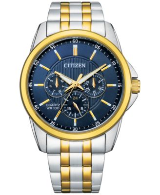 Citizen - Men's Two-Tone Stainless Steel Bracelet Watch 42mm