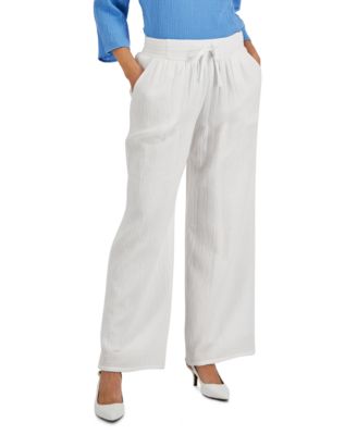 JM Collection - Wide Leg Gauze Pants