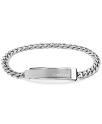 Calvin Klein - Men's Stainless Steel Curb Chain Bracelet