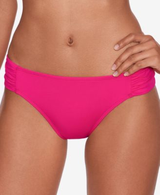 Lauren Ralph Lauren - Shirred Side Tab Hipster Swim Bottoms