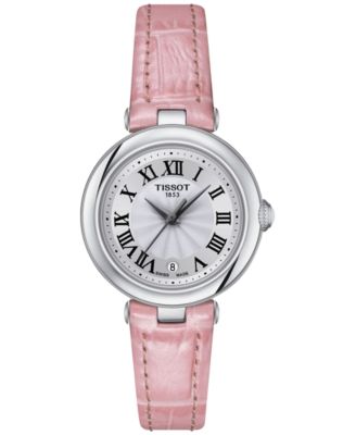 Tissot - Women's Swiss Bellissima Small Lady Pink Leather Strap Watch 26mm