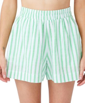 COTTON ON - Women's Cotton Striped Beach Shorts