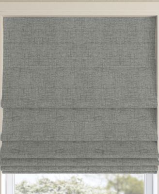 Sun Zero - Somerton Textured 100% Blackout Cordless Roman Shade Somerton Textured 100% Blackout Cordless Roman Shade