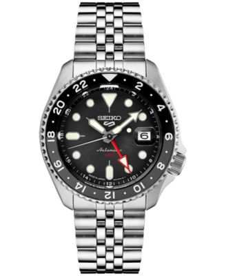 Seiko - Men's Automatic 5 Sports Stainless Steel Bracelet Watch 43mm
