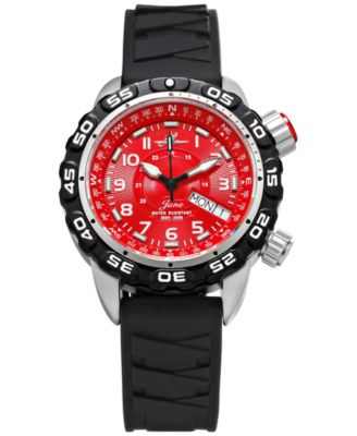 Abingdon Co. - Women's Jane Black Silicone Strap Watch 35mm