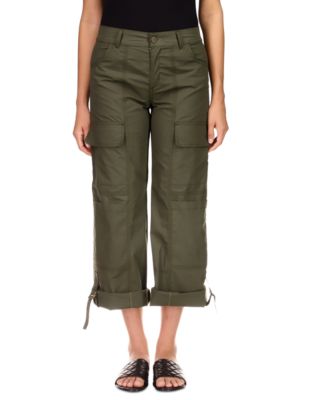 Sanctuary - Women's Cali Solid Roll-Tab-Cuffs Cargo Pants