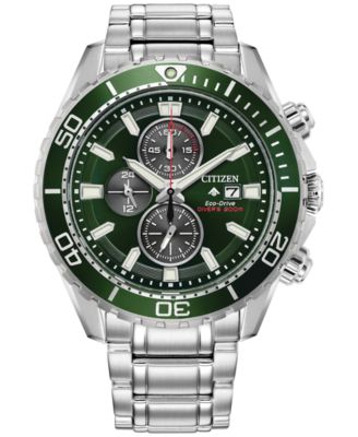 Citizen - Men's Chronograph Promaster Dive Stainless Steel Bracelet Watch 44mm