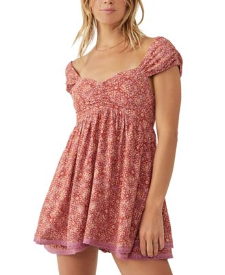 Free People - Women's Tabitha Mini Babydoll Dress