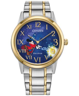 Citizen - Men's Apprentice Sorcerer Mickey Two-Tone Stainless Steel Bracelet Watch 40mm