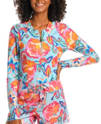 La Blanca - Women's Breezy Beauty Rash Guard Swim Top