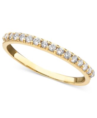 Macy's - Diamond Band (1/4 ct. t.w.) in 14k Gold