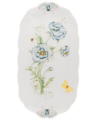 Lenox - "Butterfly Meadow" Oblong Sandwich Tray, 14 3/4"