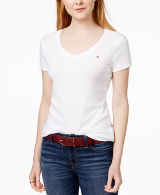 Tommy Hilfiger - Short-Sleeve V-Neck Tee