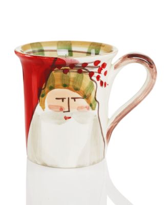 VIETRI - Old St. Nick Striped Hat Mug