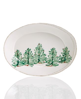 VIETRI - Lastra Holiday Small Oval Platter
