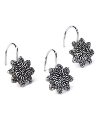 Avanti - Braided Medallion 12-Pc. Granite Shower Hook Set