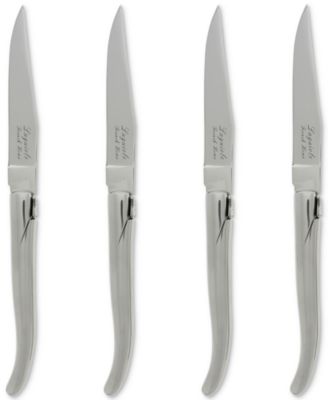 French Home - Laguiole Connoisseur Stainless Steel Steak Knives, Set of 4