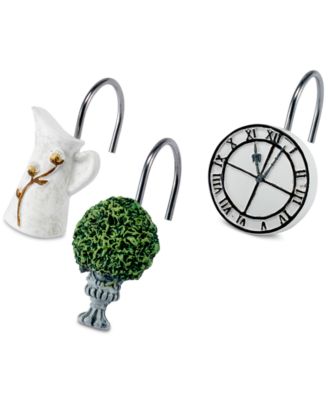 Avanti - Modern Farmhouse 12-Pc. Shower Curtain Hook Set