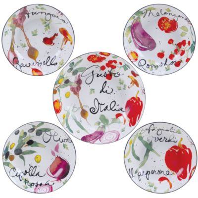 Certified International - Melanzana 5-Pc. Pasta Sets