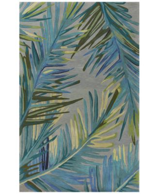 Kas - Sparta Montego 3156 Gray/Blue 2'6" x 10' Runner Area Rug