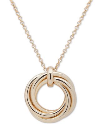 Lauren Ralph Lauren - Gold-Tone Love Knot 36" Pendant Necklace