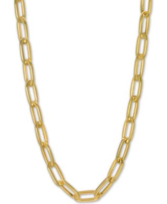 Macy's - Paperclip Link Chain 20" Chain Necklace in 14k Gold