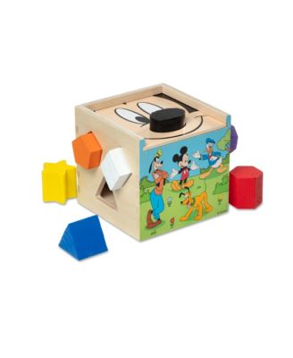 Melissa and Doug - Mickey Mouse  Friends Wooden Shape Sorting Cube