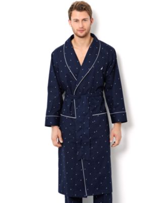Nautica - Men's Signature Woven Shawl Collar Robe