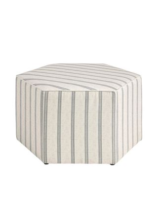 Martha Stewart Collection - Martha Stewart Ellen Ottoman, Quick Ship