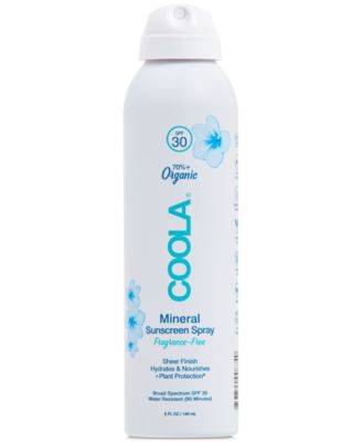 COOLA - Coola Mineral Body Organic Sunscreen Spray SPF 30 - Fragrance Free, 5-oz.