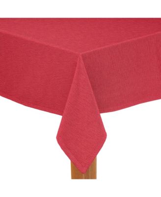 Lintex - Danube 52"x70" 52%Cottom 48%Poly Tablecloth Scarlet