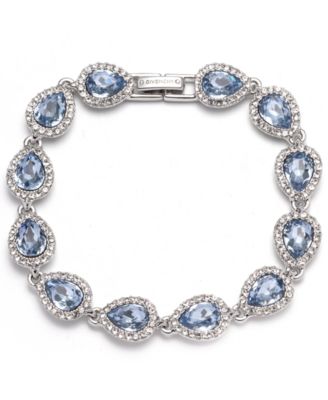 Givenchy - Gold-tone and Rose Peach Crystal Flex Bracelet