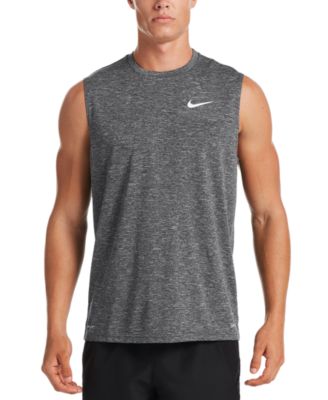 Nike - Men's Big & Tall Men's Dri-FIT UPF 40+ Heathered Sleeveless Rash Guard