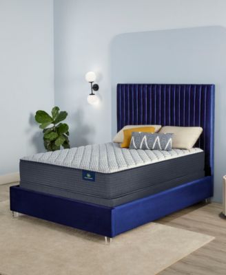 Serta - Serene Sky 12" Firm Mattress Set- Twin XL