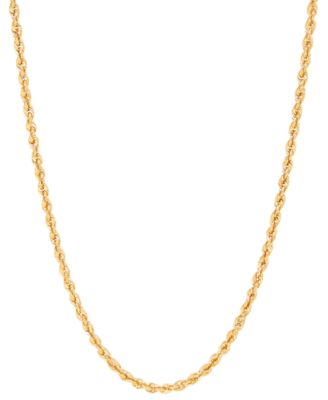 Macy's - Rope Link 16" Chain Necklace in 14k Gold