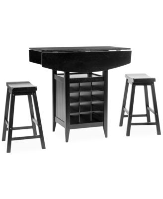 Safavieh - Pomona 3-Piece Drop Leaf Pub Table Set
