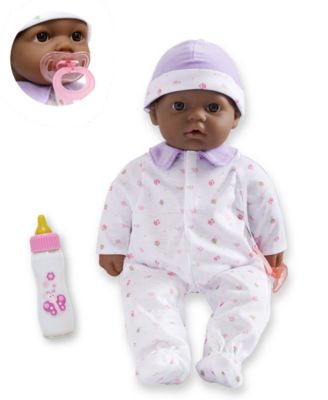JC TOYS - JC Toys, La Baby 16 inch Pink Washable Soft Body Baby Doll with Accessories - For Children 12 Months and older, Designed by Berenguer.